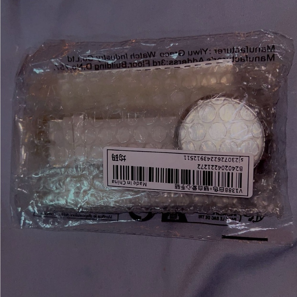 White watch and matching white heart necklace (never opened)